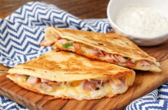 Ham and Cheese Quesadilla – Barefe...